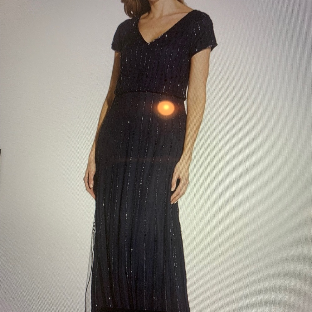 Adrianna Papell Gown, Navy blue, size 12
